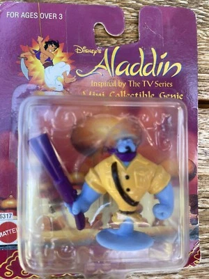 "Figura de colección Disney Aladdin Safari Genie Mini 2"" Genie Toy años 90 NUEVO en CAJA" Foto 1 de 4