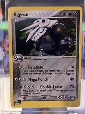 Pokémon TCG Aggron EX Ruby and Sapphire 1/109 Holo Holo Rare MP