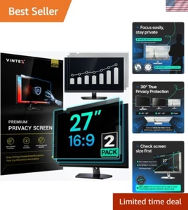 27 Inch 16:9 Computer Privacy Screen Filter for Widescreen Monitor and Laptop... - Picture 1 of 10