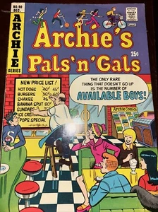 Archie's Pals 'n' Gals #90 VG+ 4.5 1974 Stock Image Low Grade - Bild 1 von 2
