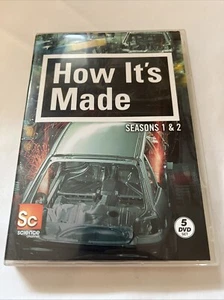 How It's Made - Seasons 1 & 2 (5 DVD Set, 2010) Science Channel - Rare OOP! - Picture 1 of 5