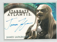 JAMES LAFAZANOS STARGATE ATLANTIS SEASON 2: MALE WRAITH CERTIFIED AUTOGRAPH
