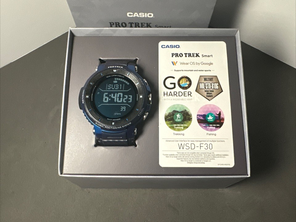 Casio Pro Trek WSD-F30-BU Wristwatch for Men for sale online Casio Pro Trek WSD-F30-BU Wristwatch for Men for sale online
