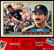 1989 Topps Big #237 Rick Rhoden Houston Astros Baseball Card