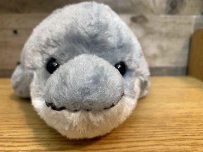 *HM220 BOTTLENOSE DOLPHIN GRAY GANZ Webkins Plush Stuffed Animal ~ no code - Image 1 of 4