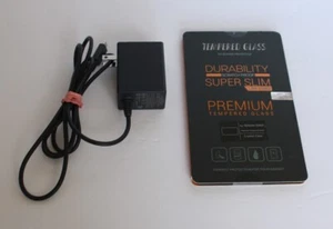 Original Nintendo Switch Charger Adapter HAC-002 + Glass Screen Protector - Picture 1 of 4