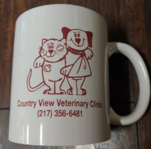 Country View Veterinary Clinic Kaffeebecher Tasse Hund Katze Champaign Illinois 217 - Bild 1 von 4