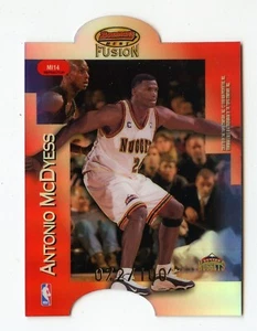 H040 ANTONIO MCDYESS VIN BAKER 1998-99 BOWMAN'S BEST FUSION REFRACTOR 72/100 - Picture 1 of 2