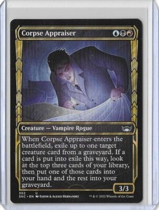 MTG Corpse Appraiser SHOWCASE Streets of New Capenna Uncommon Card #302 Unplayed