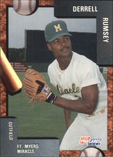 1992 Fort Myers Miracle Fleer/ProCards #2757 Derrell Rumsey
