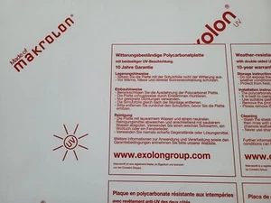 Zuschnitt aus Exolon® Massivplatten klar ( MAKROLON® ) Stärke und Größe wählbar - Bild 1 von 3