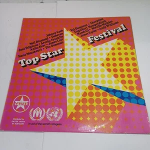 Top Star Festival Vinyl Records LP Johnny Cash Neil Diamond Vintage - Picture 1 of 4