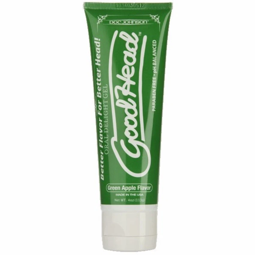 Goodhead Oral Delight GEL Green Apple 4 Oz Personal Lubricant Lube Pleasure