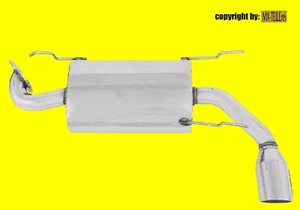 MAZDA MX-5 NB Endtopf Auspuff EDELSTAHLAUSPUFF Edelstahl Sportauspuff Chrom  -05 - Bild 1 von 4