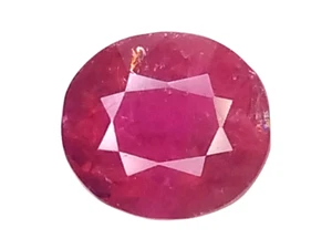 2.720ct Rosa Rojo Natural Rubelita (turmalina) Corte Ovalado Ver Video - Imagen 1 de 3