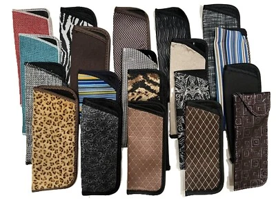 Wholesale Lot-10pc soft slim MEN'S COLOR FGX & Other assortment Eye glass Cases - Image 1 of 4