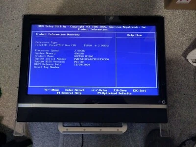 Packard Bell OneTwo M TouchScreen Intel 2GHz 4GB RAM M3700 D6020c - Image 1 of 3