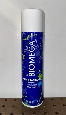 NEW! AQUAGE BIOMEGA FIRM & FABULOUS HAIRSPRAY 10 OZ CAN STRONG HOLD HAIR SPRAY - Image 1 of 4