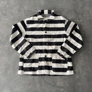 The Real McCOY's Work Jacket Prison uniform style Black x White size M 2504SM - Picture 1 of 5