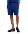 AX Armani Exchange Men's Pieced Colorblocked Shorts in Navy Blue-Size Large
