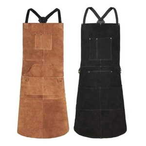Professional Welding Apron with Enhances Functionality Feature 6 Tool Pockets - Picture 1 of 15