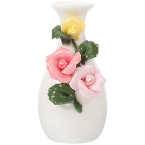 1PC Mini Ceramic Buds Vase Flowers Arranging Vase Aromatherapy Bottle for Home - Picture 1 of 12