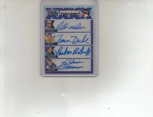2024 Weber/Duke/Bohn III/ Barnes Leaf Metal PBA Bowling Hambone Quad Auto 5/8 - Picture 1 of 2