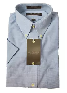 Vintage Claybrooke Shirt Men's Size 15 Wrinkle Free Short Sleeve Button Down NEW - Picture 1 of 5