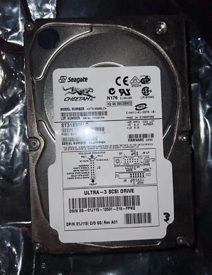 Seagate Cheetah ST318305LC  3.5” 18GB Ultra 3 SCSI  HDD - Image 1 of 3
