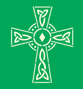 Stencils by Joanie 6" Celtic Irish Iona Gaelic High Cross Ireland Art DIY Signs - Picture 1 of 11