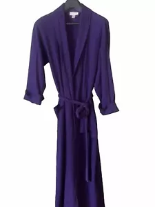 Victoria's Secret Heart Label Waffle Bath Robe Purple Size Small Vintage - Picture 1 of 5
