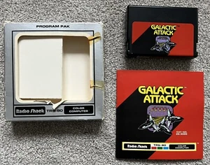 Galactic Attack Tandy Color Computer Radio Shack TRS-80 Complete In Box - Picture 1 of 3
