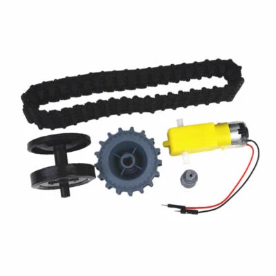 DIY Smart Tank Replacement Crawler Conveyor Belt TT Motor Drive Wheels Set - Image 1 of 4