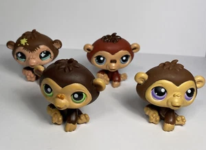 Lote de 4 monos Littlest Pet Shop #223, #359, #663 y #1510 - Imagen 1 de 7