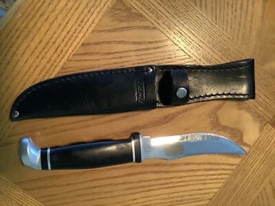 Cuchillo de caza Case XX USA 223-5 hoja fija con funda de cuero, 9 1/2" Foto 1 de 4