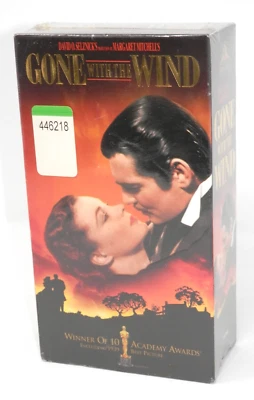 Gone With the Wind VHS 2 Tape Set - Clark Gable Vivien Leigh 1999 MGM New SEALED - Image 1 of 4