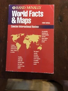Rand McNally World Facts and Maps 1995 Edition Concise International Review - Picture 1 of 2
