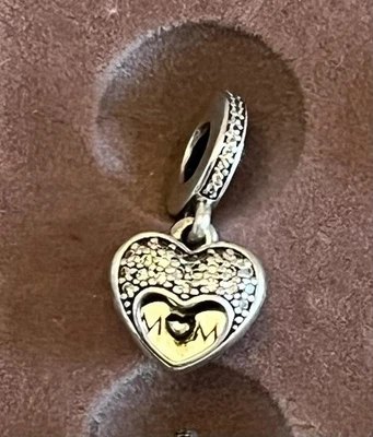 Genuine Pandora Mum Locket Charm  - Image 1 of 4