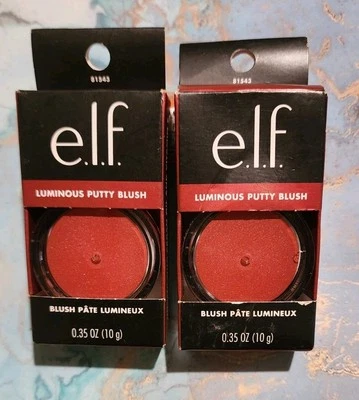 e.l.f. Luminous Putty Blush St. Barts (.35 oz / 10 g) NIB Set Of 2 - Image 1 of 3