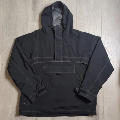 Chaqueta Oakley Software Para Hombres Grande Negra Calzoncillo Anorak Pullover 1/4 Cremallera Suéter Foto 1 de 4