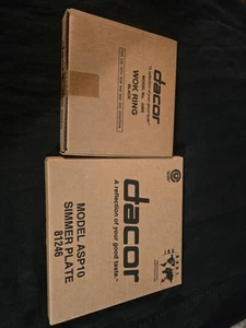 New Dacor ASP10 Simmer Plate for Gas Cooktops & Wok Ring Awr - Picture 1 of 8