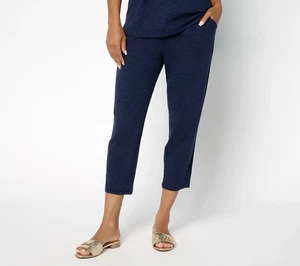 Denim & Co. Regular Print oder Solid Slim Straight Crop Hose A694659 Damen - Bild 1 von 4