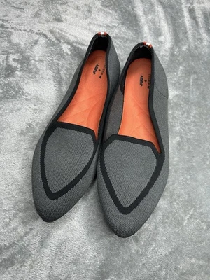 Mocasín Judy + Birdies The Blackbird gris jaspeado tela tejida para mujer talla 12 Foto 1 de 4