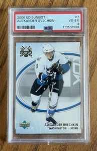 2006 UD Sunkist Hockey ‘Alexander Ovechkin’ #7 Washington Capitals 2nd Yr. PSA 4 - Picture 1 of 6