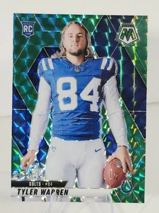 2025 Mosaic #281 Tyler Warren variante immagine mosaico verde Prizm Colts - Foto 1 di 2