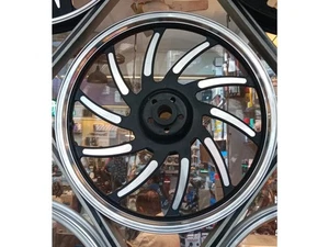 FOR ROYAL ENFIELD CLASSIC REBORN 350 "Front & Rear Alloy Wheel Rim D6" - Picture 1 of 1