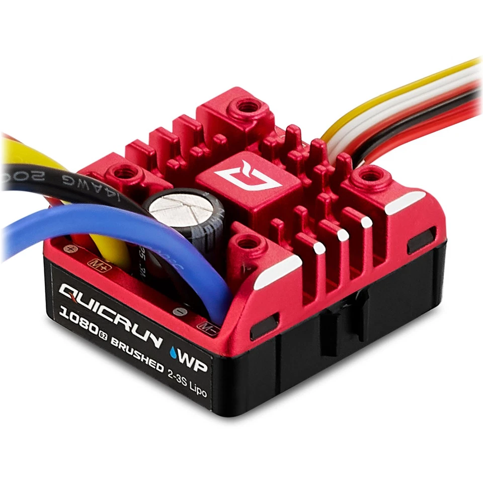 Hobbywing QuicRun WP 1080 ESC 80A (Brushed) 1/10 Crawler 2-3S 30120202