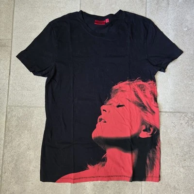 Hugo Boss Black T Shirt with Red Graphic Size Medium HTF - Image 1 of 4