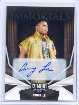 2025 Panini PFL Combat Anthology Auto Combat Immortals Signatures Cung Le - Image 1 of 3