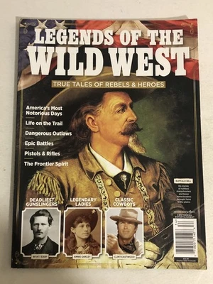 Legends Of The Wild West Magazine Wyatt Earp Clint Eastwood Buffalo Bill Cody Foto 1 de 4
